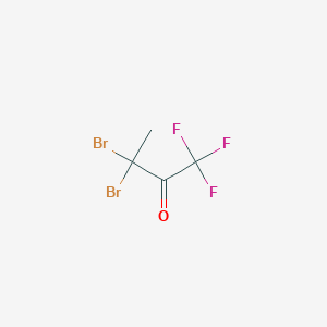 molecular formula C4H3Br2F3O B1354381 3,3-Dibromo-1,1,1-trifluorobutan-2-one CAS No. 382-12-7