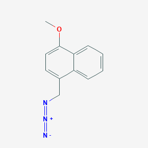 molecular formula C12H11N3O B13543833 1-(Azidomethyl)-4-methoxynaphthalene 