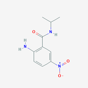 molecular formula C10H13N3O3 B13543838 2-Amino-N-isopropyl-5-nitrobenzamide 
