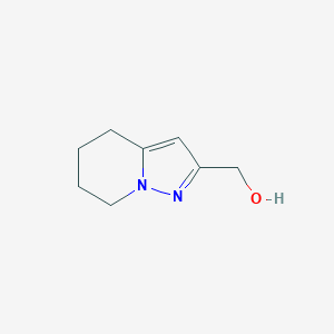 molecular formula C8H12N2O B1354387 (4,5,6,7-Tetrahydropyrazolo[1,5-a]pyridin-2-yl)methanol CAS No. 623564-49-8