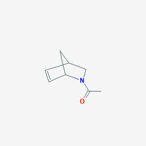 molecular formula C8H11NO B13544079 1-(2-Azabicyclo[2.2.1]hept-5-EN-2-YL)-ethanone 