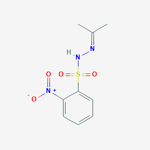 2-Nitro-N'-(propan-2-ylidene)benzenesulfonohydrazide