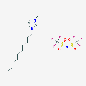 molecular formula C16H27F6N3O4S2 B1354439 1-癸基-3-甲基咪唑双(三氟甲基磺酰)酰亚胺 CAS No. 433337-23-6