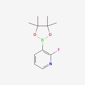 molecular formula C11H15BFNO2 B1354447 2-Fluoro-3-(4,4,5,5-tetramethyl-1,3,2-dioxaborolan-2-yl)pyridine CAS No. 452972-14-4