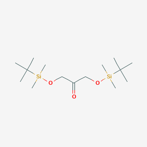 molecular formula C15H34O3Si2 B1354458 4,8-Dioxa-3,9-disilaundecan-6-one, 2,2,3,3,9,9,10,10-octamethyl- CAS No. 127382-65-4