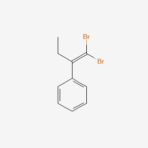 molecular formula C10H10Br2 B1354464 (1,1-Dibromobut-1-en-2-yl)benzene 
