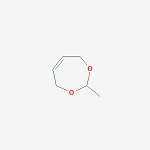 molecular formula C6H10O2 B1354466 2-Methyl-4,7-dihydro-1,3-dioxepine CAS No. 7045-86-5