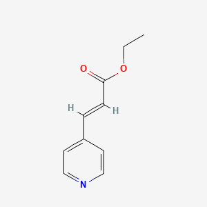 molecular formula C10H11NO2 B1354469 (E)-ethyl 3-(pyridin-4-yl)acrylate CAS No. 24489-96-1