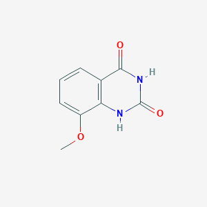molecular formula C9H8N2O3 B1354472 8-Methoxyquinazoline-2,4(1H,3H)-dione CAS No. 62484-14-4