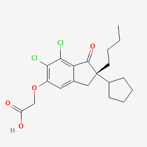 molecular formula C20H24Cl2O4 B1354483 R(+)-丁基吲唑酮 CAS No. 81166-47-4