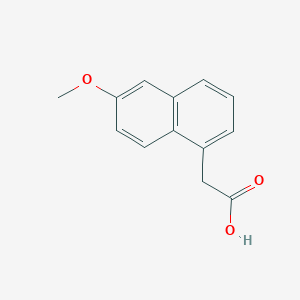 molecular formula C13H12O3 B1354485 2-(6-methoxynaphthalen-1-yl)acetic Acid CAS No. 87901-81-3