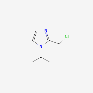 molecular formula C7H11ClN2 B1354495 2-(Chloromethyl)-1-isopropyl-1H-imidazole CAS No. 773817-02-0