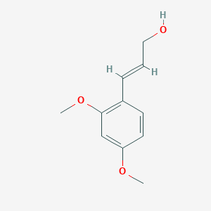 molecular formula C11H14O3 B13545103 3-(2,4-Dimethoxyphenyl)prop-2-en-1-ol 