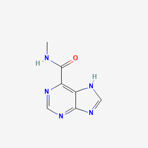 molecular formula C7H7N5O B13545123 N-methyl-7H-purine-6-carboxamide CAS No. 78564-54-2