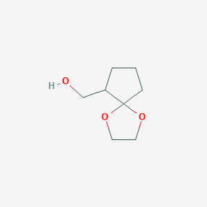 molecular formula C8H14O3 B1354515 1,4-Dioxaspiro[4.4]nonan-6-ylmethanol CAS No. 23153-74-4