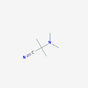molecular formula C6H12N2 B1354521 2-(Dimethylamino)-2-methylpropanenitrile CAS No. 2273-40-7