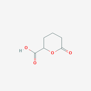 molecular formula C6H8O4 B13545224 6-Oxooxane-2-carboxylicacid 