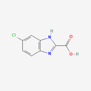 molecular formula C8H5ClN2O2 B1354524 6-chloro-1H-benzoimidazole-2-carboxylic Acid CAS No. 39811-14-8