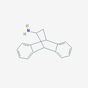 molecular formula C16H15N B13545272 9,10-Dihydro-9,10-ethanoanthracen-11-amine CAS No. 72720-40-2