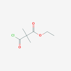 molecular formula C7H11ClO3 B1354537 Ethyl 3-chloro-2,2-dimethyl-3-oxopropanoate CAS No. 64244-87-7