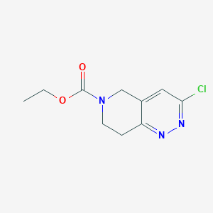 Ethyl 3-chloro-7,8-dihydropyrido[4,3-C]pyridazine-6(5H)-carboxylate