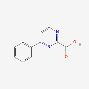 molecular formula C11H8N2O2 B1354560 4-Phenylpyrimidine-2-carboxylic acid CAS No. 74647-39-5