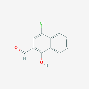 molecular formula C11H7ClO2 B1354561 4-Chloro-1-hydroxynaphthalene-2-carbaldehyde CAS No. 58132-06-2