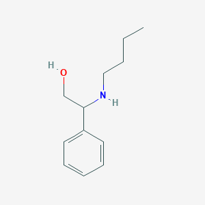 molecular formula C12H19NO B13545633 2-(Butylamino)-2-phenylethanol CAS No. 6273-87-6