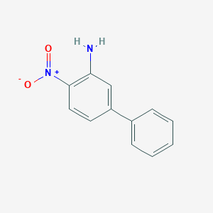 molecular formula C12H10N2O2 B1354575 4-Nitro-[1,1'-biphenyl]-3-amine CAS No. 76129-28-7