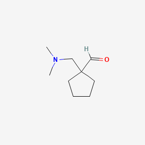 molecular formula C9H17NO B1354585 1-[(Dimethylamino)Methyl]Cyclopentane-1-Carbaldehyde CAS No. 39943-37-8