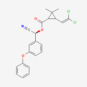 molecular formula C22H19Cl2NO3 B1354587 Zeta-cypermethrin CAS No. 1315501-18-8