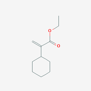 molecular formula C11H18O2 B13545940 Ethyl 2-cyclohexylprop-2-enoate 