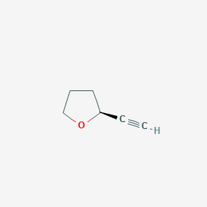 molecular formula C6H8O B1354596 (S)-2-ethynyl-tetrahydrofuran 