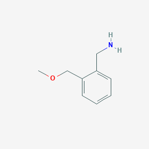 molecular formula C9H13NO B1354598 2-Methoxymethyl-benzylamine CAS No. 88032-03-5