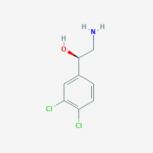 molecular formula C8H9Cl2NO B13546028 (1R)-2-Amino-1-(3,4-dichlorophenyl)ethan-1-ol CAS No. 473552-28-2
