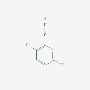molecular formula C8H4Cl2 B1354606 1,4-二氯-2-乙炔基苯 CAS No. 38417-89-9