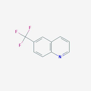 molecular formula C10H6F3N B1354612 6-(Trifluoromethyl)quinoline CAS No. 325-13-3