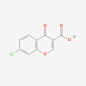 molecular formula C10H5ClO4 B1354615 7-Chloro-4-oxo-4H-chromene-3-carboxylic acid 