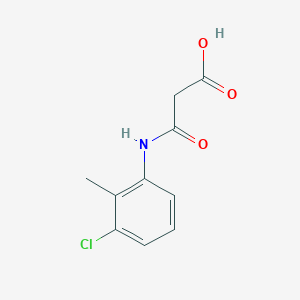 molecular formula C10H10ClNO3 B1354616 3-[(3-氯-2-甲基苯基)氨基]-3-氧代丙酸 CAS No. 78096-13-6