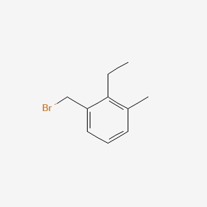 molecular formula C10H13Br B13546245 1-(Bromomethyl)-2-ethyl-3-methylbenzene 