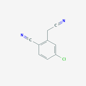 4-Chloro-2-(cyanomethyl)benzonitrile