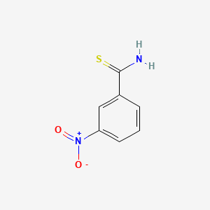 molecular formula C7H6N2O2S B1354630 3-Nitrobenzene-1-carbothioamide CAS No. 70102-34-0