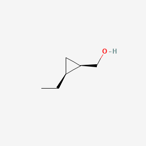 molecular formula C6H12O B13546351 Cyclopropanemethanol, 2-ethyl-, (1R,2S)-rel- CAS No. 31915-75-0
