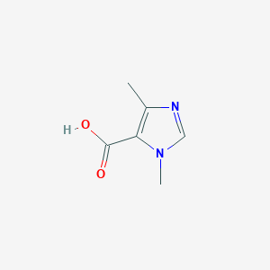 molecular formula C6H8N2O2 B1354640 1,4-Dimethyl-1H-imidazole-5-carboxylic acid CAS No. 78449-67-9