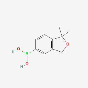 molecular formula C10H13BO3 B13546614 (1,1-Dimethyl-1,3-dihydroisobenzofuran-5-yl)boronic acid 