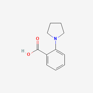 molecular formula C11H13NO2 B1354664 2-(Pyrrolidin-1-yl)benzoic acid CAS No. 78648-27-8