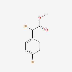 molecular formula C9H8Br2O2 B1354674 Methyl 2-bromo-2-(4-bromophenyl)acetate CAS No. 60079-77-8