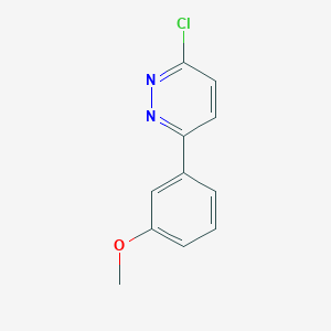 molecular formula C11H9ClN2O B1354679 3-Chloro-6-(3-methoxyphenyl)pyridazine CAS No. 76970-14-4