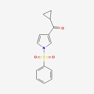 Cyclopropyl[1-(phenylsulponyl)-1H-pyrrol-3-yl]methanone