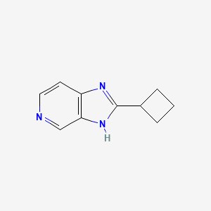 molecular formula C10H11N3 B1354684 2-cyclobutyl-1H-imidazo[4,5-c]pyridine 